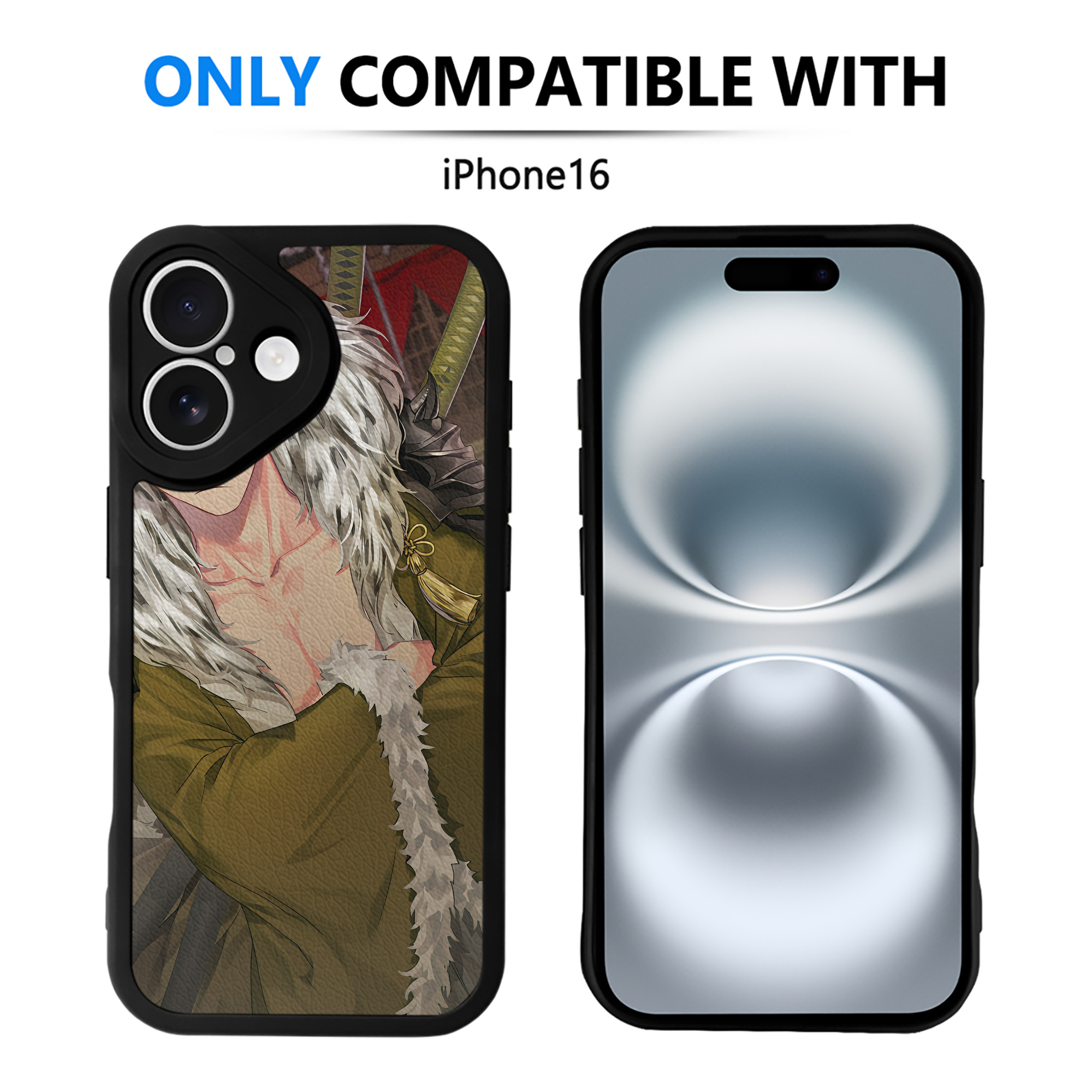 （画像用） ハイキュー!! Haikyu!! 【iPhone 16シリーズ対応】シリコンスマホケース（レザー調） 材質：シリコン